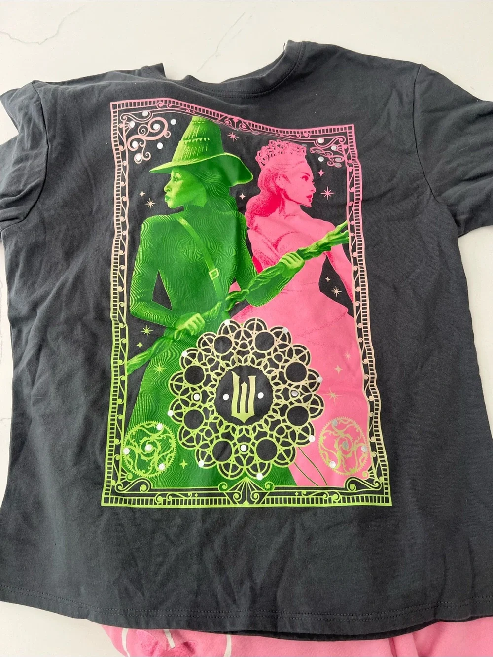 Girls Wicked graphic tee and graphic sweatpants set